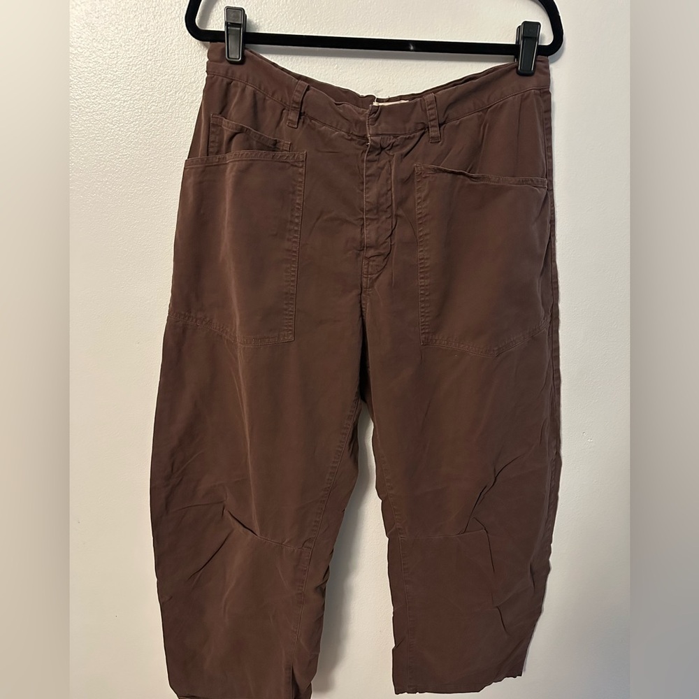 Nili Lotan Shon pants oxblood EUC - Picture 6 of 10